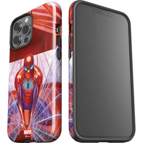 Marvel Spiderman Web Slinger iPhone 15 Pro Max Impact Case